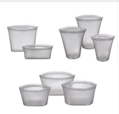 Reusable Clear Plastic Storage Cups - Set of 3 Sizes - ZEYTONCART