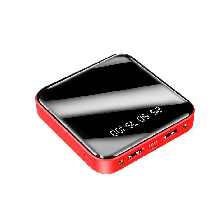 Mini Power Bank 20000 MAh Portable Mirror Digital Display Power Bank - ZEYTONCART