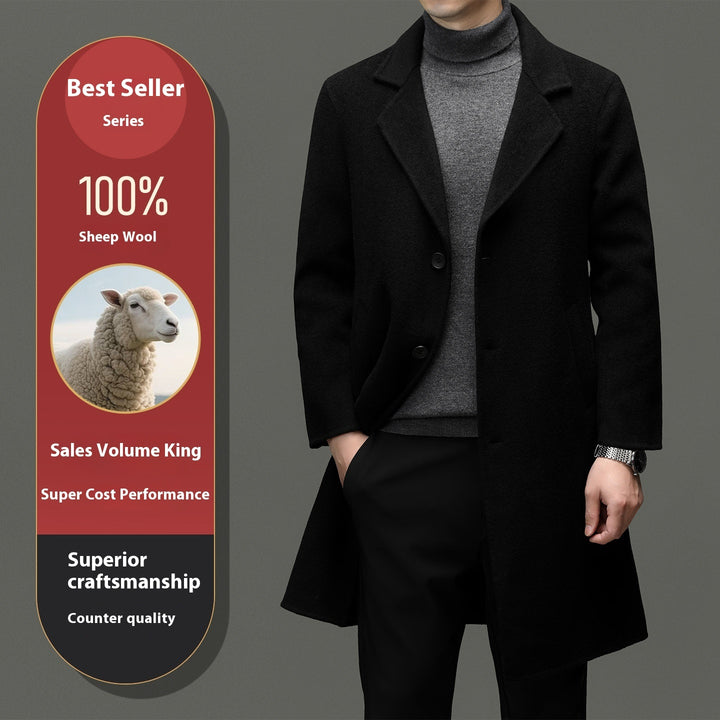 Autumn And Winter Woolen Coat Casual Long - ZEYTONCART