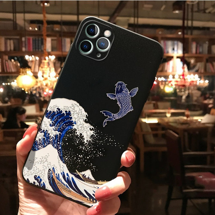 Relief soft shell mobile phone case - ZEYTONCART