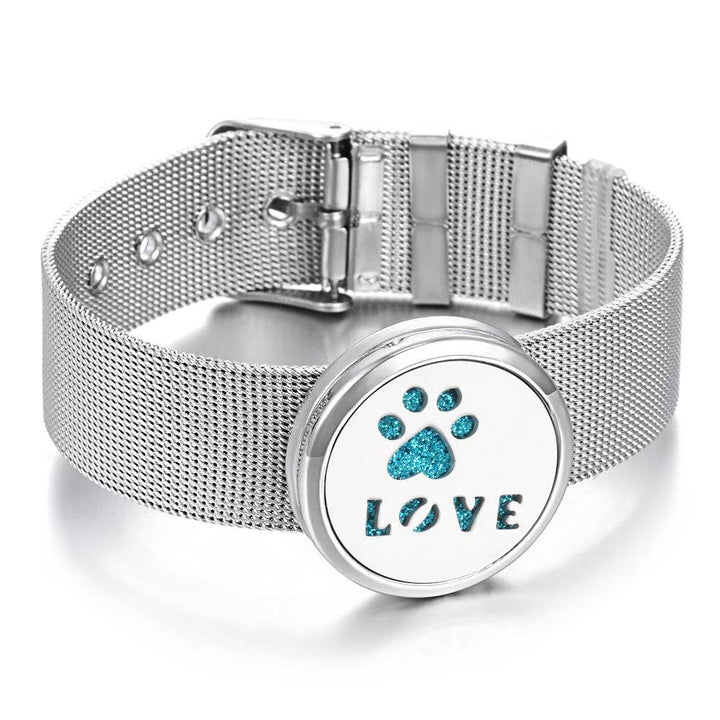Stainless Steel Aromatherapy Bracelet Perfume Diffuser - ZEYTONCART