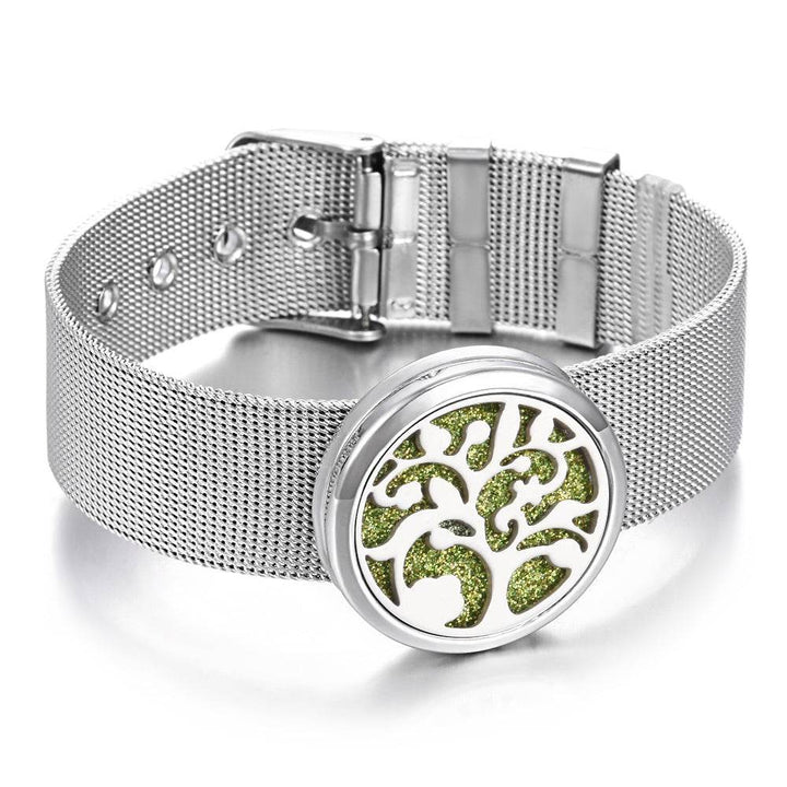 Stainless Steel Aromatherapy Bracelet Perfume Diffuser - ZEYTONCART