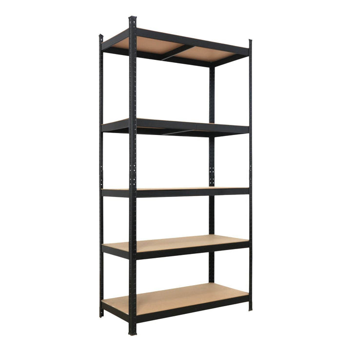 Five-tier Shelves - Black Sprayed - 45x90x180cm - ZEYTONCART