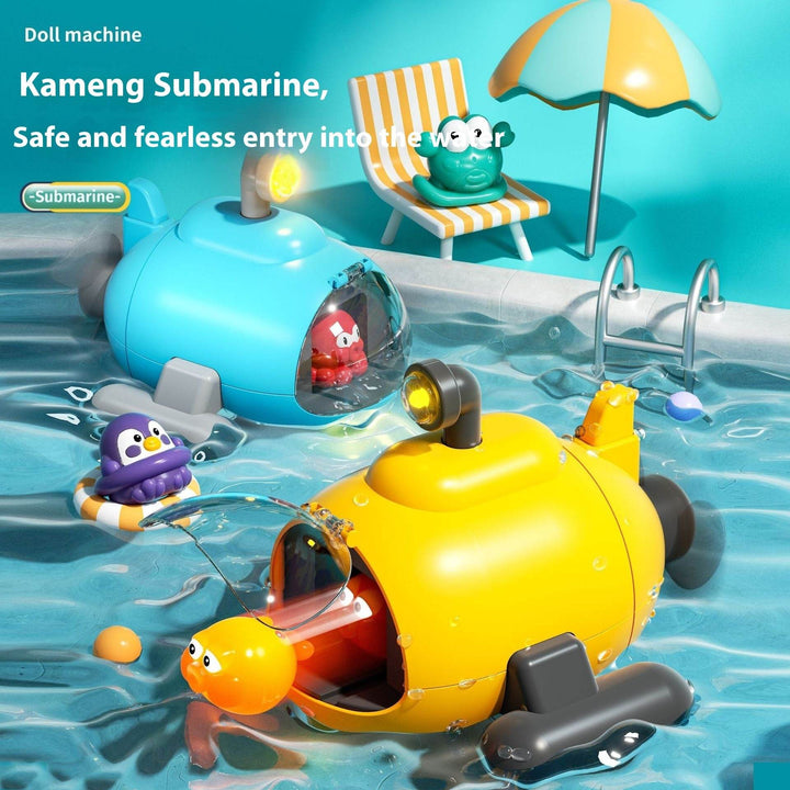 Water Toys Luminous Catapult Submarine Bath Toys - ZEYTONCART