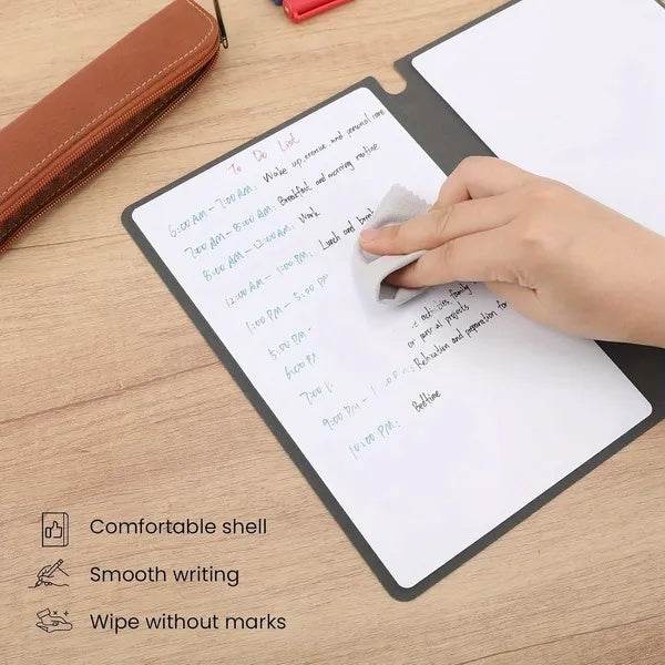 Small Dry Erase Board, Double Sided Folding Whiteboards, Mini Portable Foldable Whiteboard 9.4x6.4 Inch, Use The Board To Write Your Notes, Chores, Activities, Goals And To-dos, Personal Mark - ZEYTONCART
