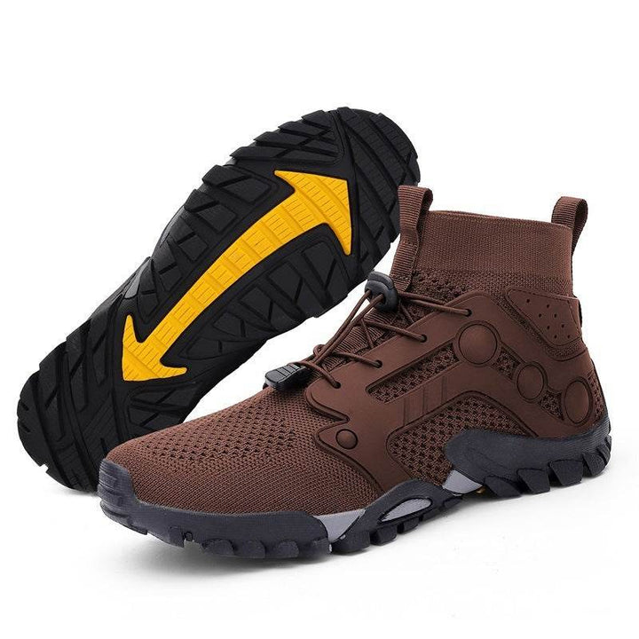 Outdoor Large Size Hiking Shoes Men's Lightweight High-top - ZEYTONCART