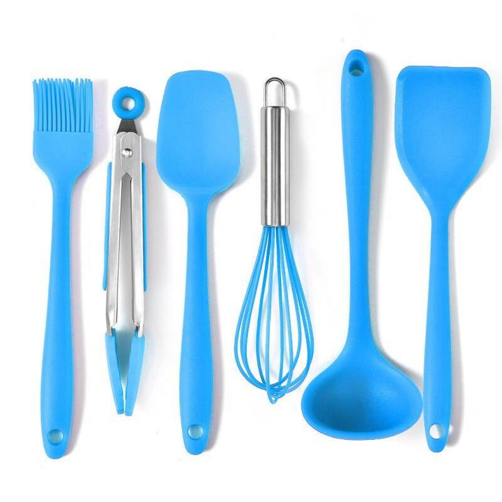 Six-Piece Silicone Mini Cooking And Baking Utensils - ZEYTONCART