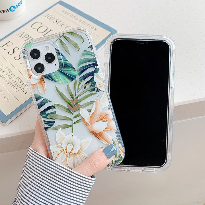 Banana Leaf Watercolor Flowers Are Suitable For Protecting Mobile Phone Cases - ZEYTONCART