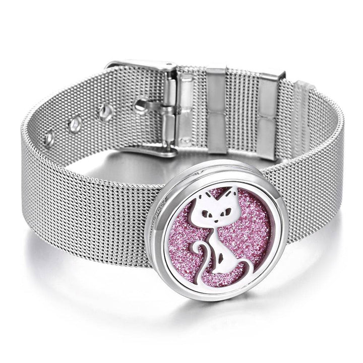 Stainless Steel Aromatherapy Bracelet Perfume Diffuser - ZEYTONCART