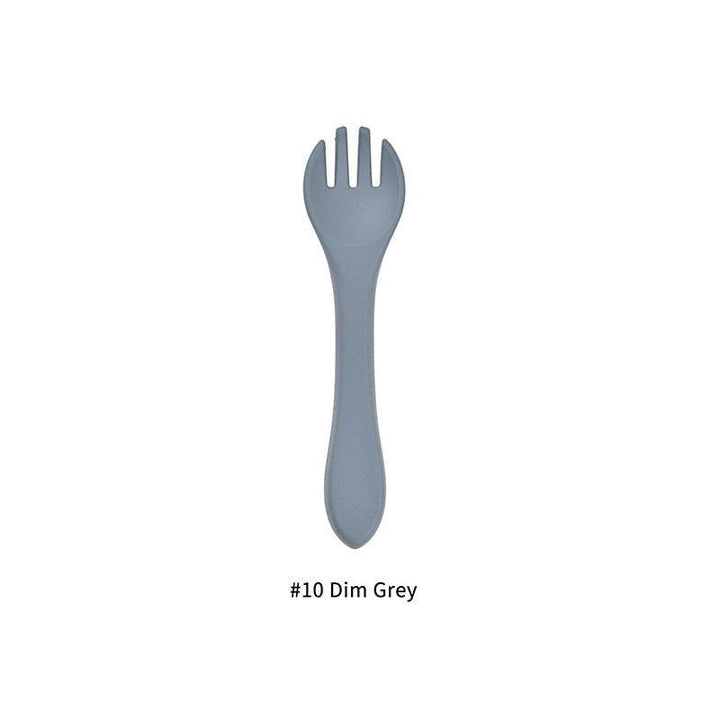 Food Grade Baby Feeding Tableware Silicone Fork - ZEYTONCART