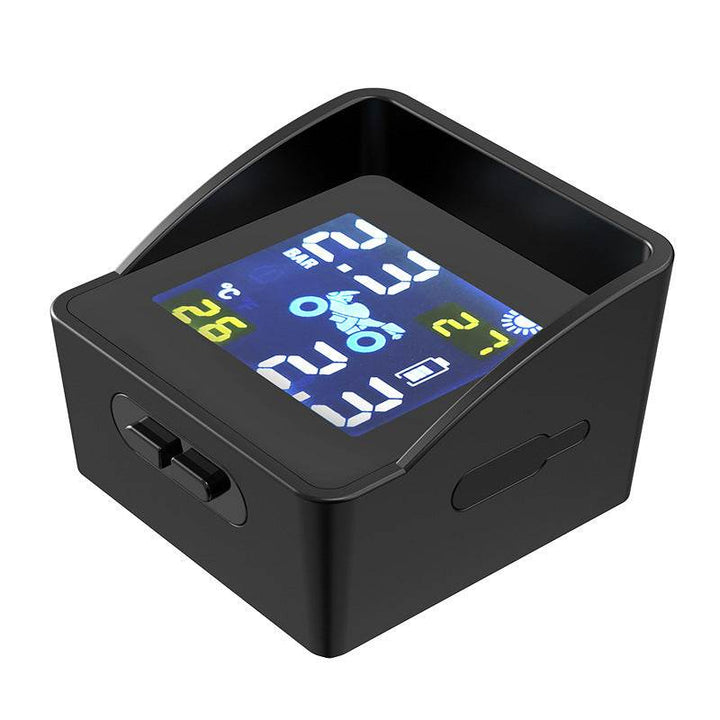 Solar motorcycle tire pressure monitor - ZEYTONCART