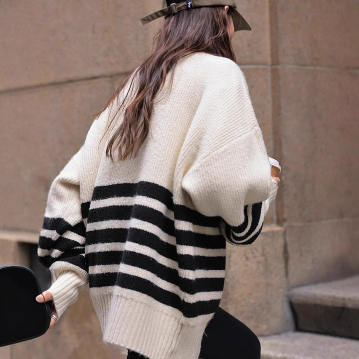 Winter New Stand Collar Pregnant Women Loose Mid-length Sweater - ZEYTONCART