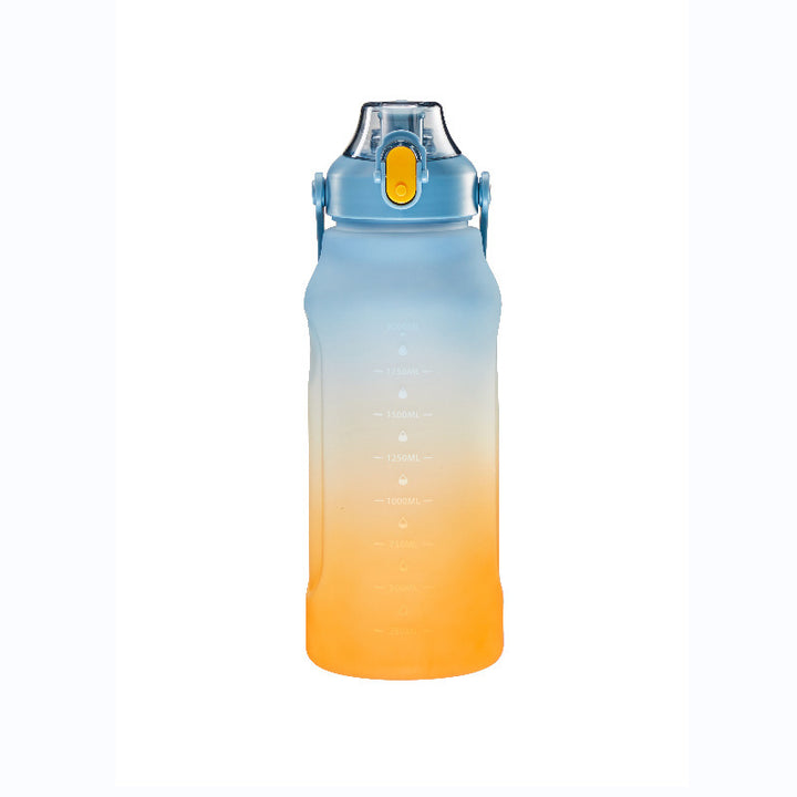 Large Capacity Straw Color Kettle Frosted Gradient Water Cup - ZEYTONCART
