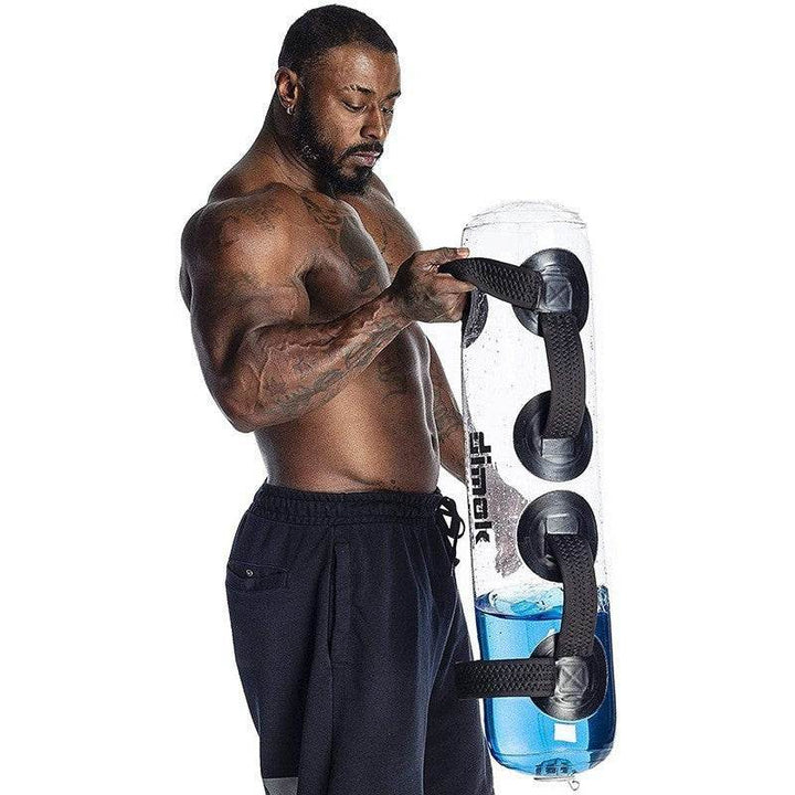 Transparent Cylindrical Weight-bearing Fitness Water Dumbbell Fitness Exercise Training Weightlifting Equipment - ZEYTONCART