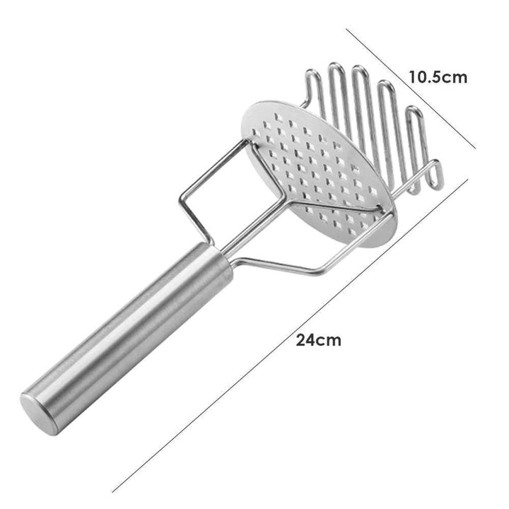 Potato Masher Mud Pressure Machine Juice Pusher Stainless Steel Salads Chopper Fruit Vegetable Tools Kitchen Gadgets Crusher - ZEYTONCART