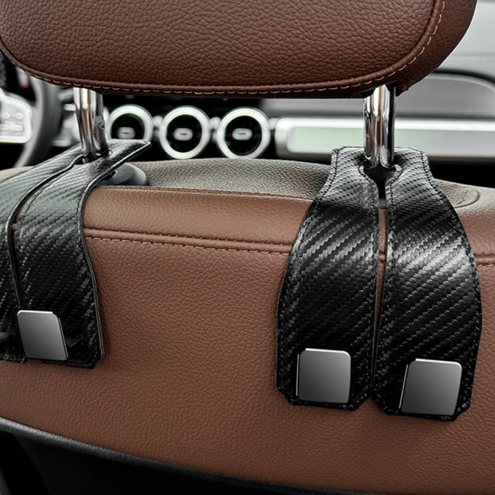 Car Hook Car Seat Back Hook Hanger Hook Headrest Hook Purses Bags Clothes Sundries Hanger Clip Auto Car Accessories Organizer - ZEYTONCART