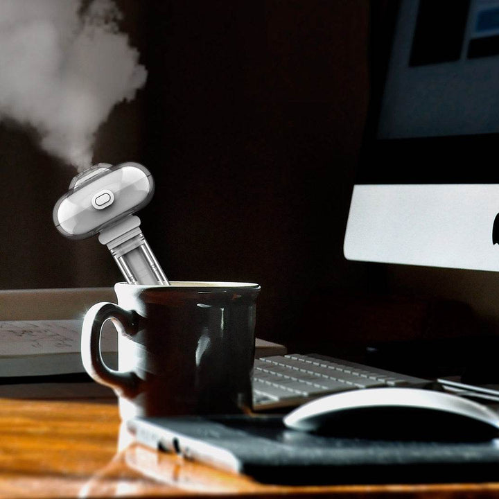 USB Portable Desktop With Small Night Light Humidifier - ZEYTONCART