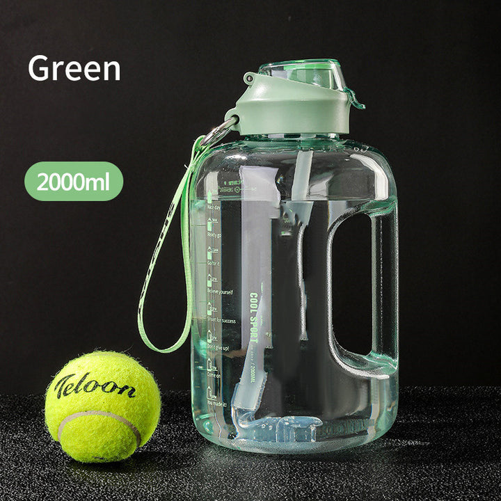 With Straw Large Portable Travel Bottles For Training Sport - ZEYTONCART