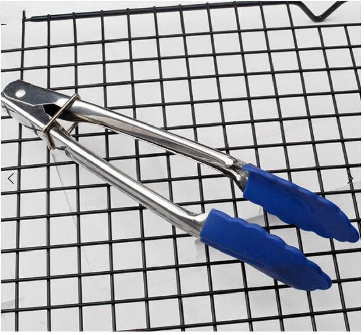 Silicone Kitchen Cooking Salad Utensils BBQ Clip Stainless - ZEYTONCART