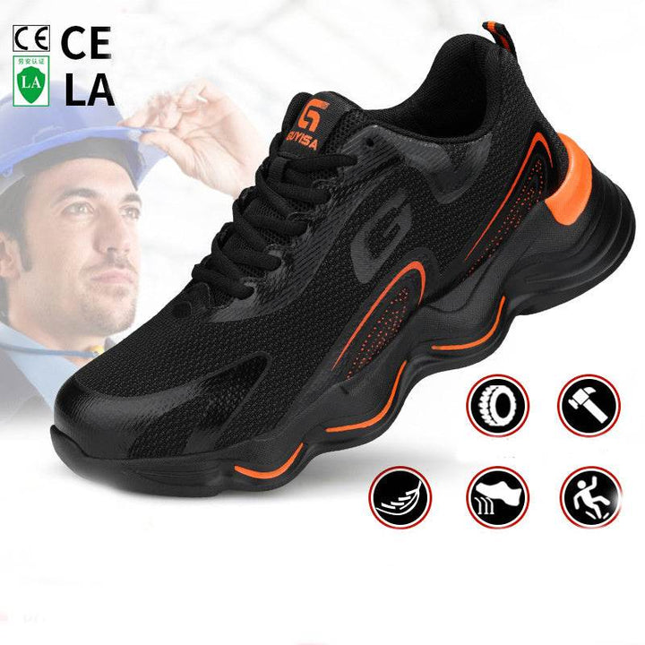 Steel Toe Shoes For Men Work Safety Shoes Nonslip Indestructible Sneakers - ZEYTONCART