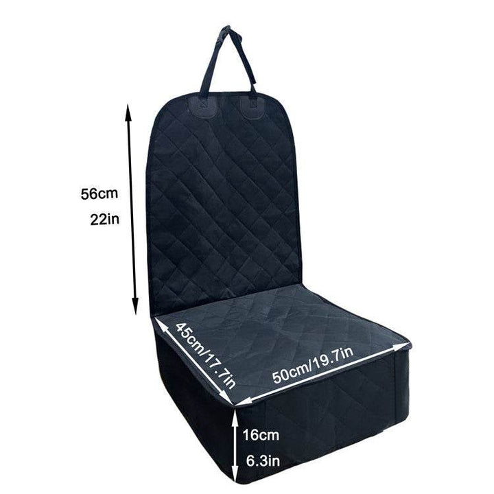 Pet Car Front Seat Cover Protector Waterproof Back Bench Seat Interior Travel Accessories Car Seat Covers Mat With Safety Belt - ZEYTONCART