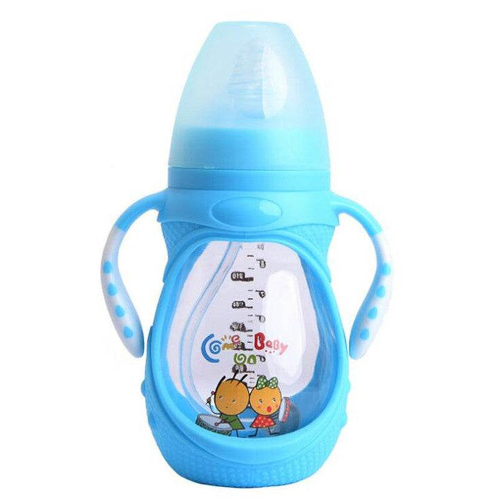 240ML Infant Food Silicone Explosion-proof Glass Feeding - ZEYTONCART