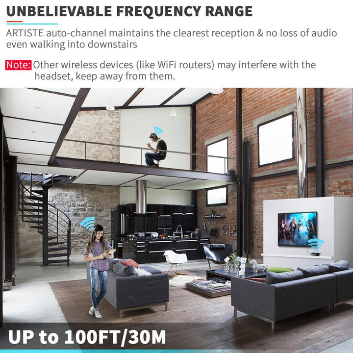 TV Wireless Headphones On-ear Bass Headphones - ZEYTONCART