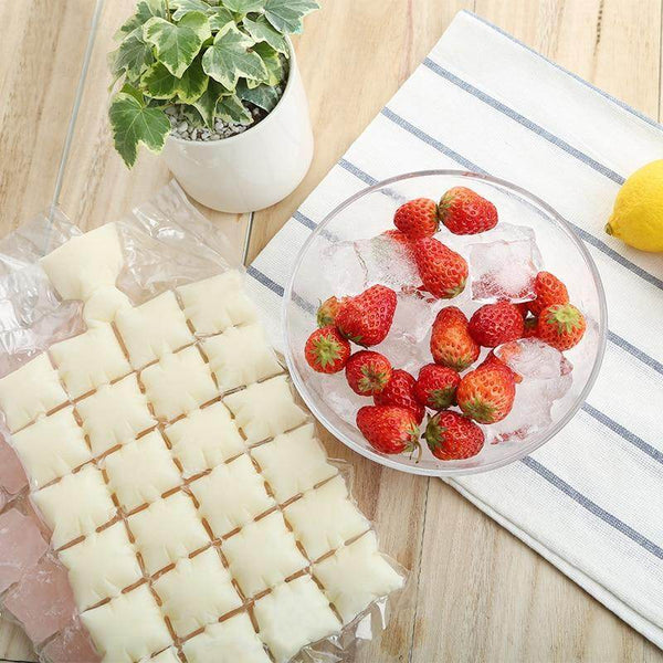 Creative disposable ice pack Self-sealing hygienic ice cubes Frozen ice packs 10 pieces - ZEYTONCART