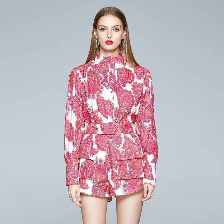 Women's floral suit - ZEYTONCART