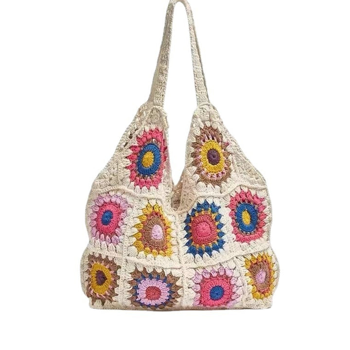 Women's Fashion Crochet Tote Shoulder Bag - ZEYTONCART