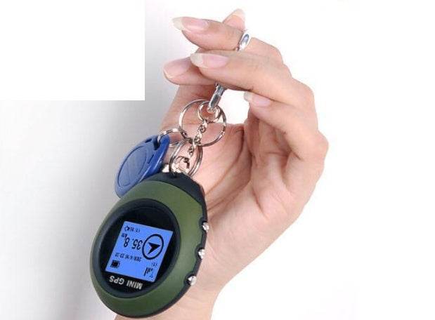 MINI GPS multi-function locator road search treasure outdoor climbing GPS tracker mini handheld GPS positioning - ZEYTONCART