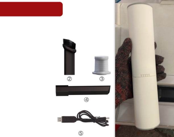 Car Vacuum Cleaner Wireless Charging Portable Mini - ZEYTONCART