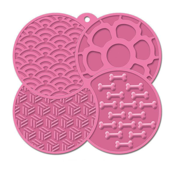 Cat Anti-choke Pet Slow Food Mat Dog Slow Food Feeding Mat Slow Feeding Coasters Suction Cup Silica Gel Pad - ZEYTONCART