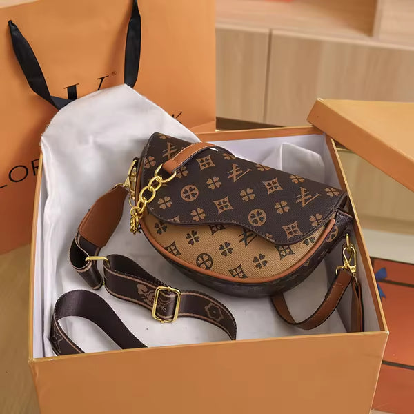 CC GG Luis Factory Purse One Shoulder Leather Men Luxury Designer Women's Bag Branded Vuitton Crossbody Bag Versatile Handbag