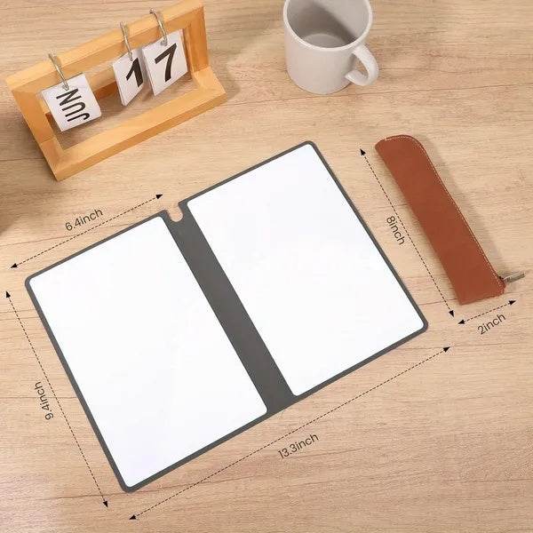 Small Dry Erase Board, Double Sided Folding Whiteboards, Mini Portable Foldable Whiteboard 9.4x6.4 Inch, Use The Board To Write Your Notes, Chores, Activities, Goals And To-dos, Personal Mark - ZEYTONCART