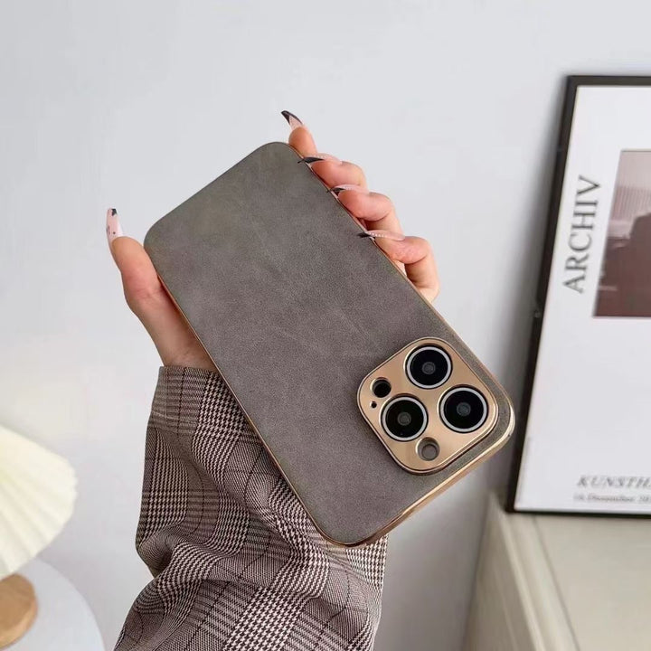 Leather Texture Phone Case - ZEYTONCART