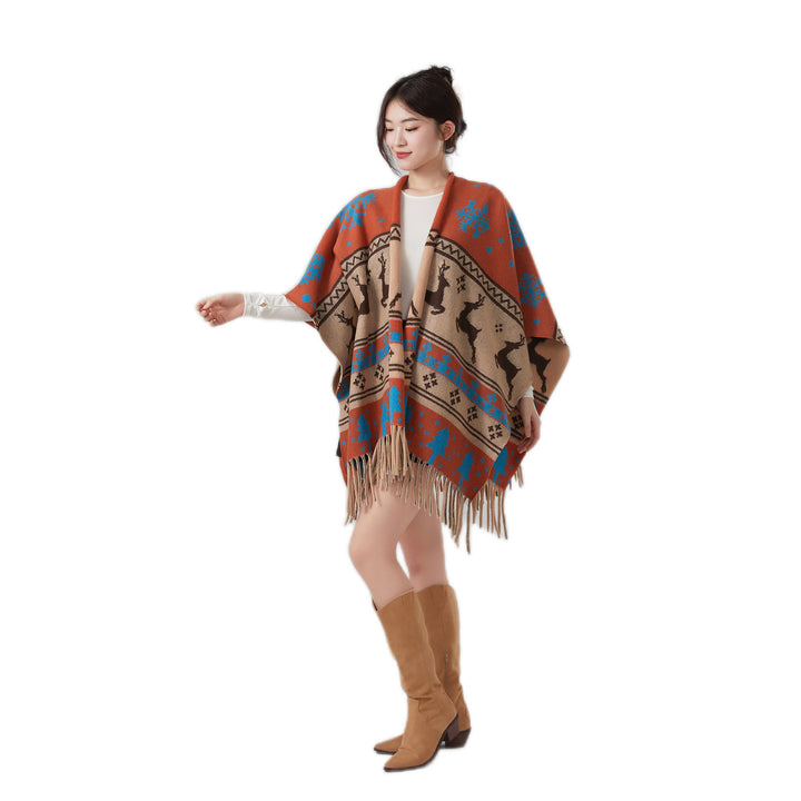 Autumn And Winter Ethnic Style Warm Shawl - ZEYTONCART