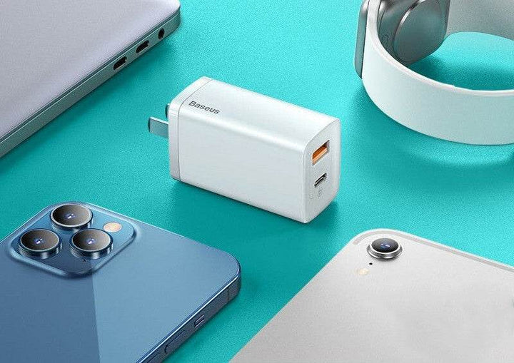 65W Dual Port   Charging Mobile Phone Charging Head - ZEYTONCART