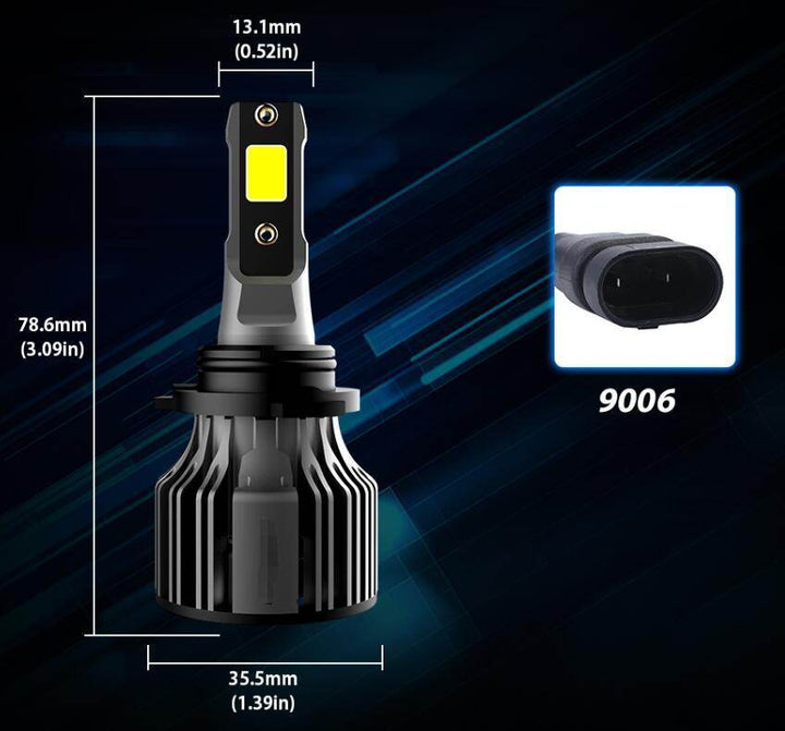 Car LED Headlight Bulbs 6000K Auto Headlamp Kit - ZEYTONCART