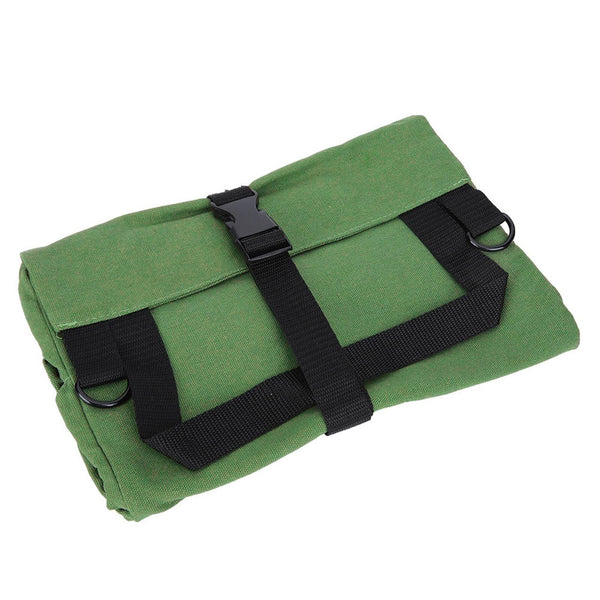 Portable Canvas Spanner Wrench Tool Roll Up Storage Bag Organizer Pouches Case - ZEYTONCART