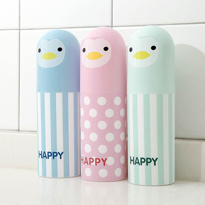 Plastic Outdoor Travel Supplies Travel Couple Toothbrush Cups - ZEYTONCART