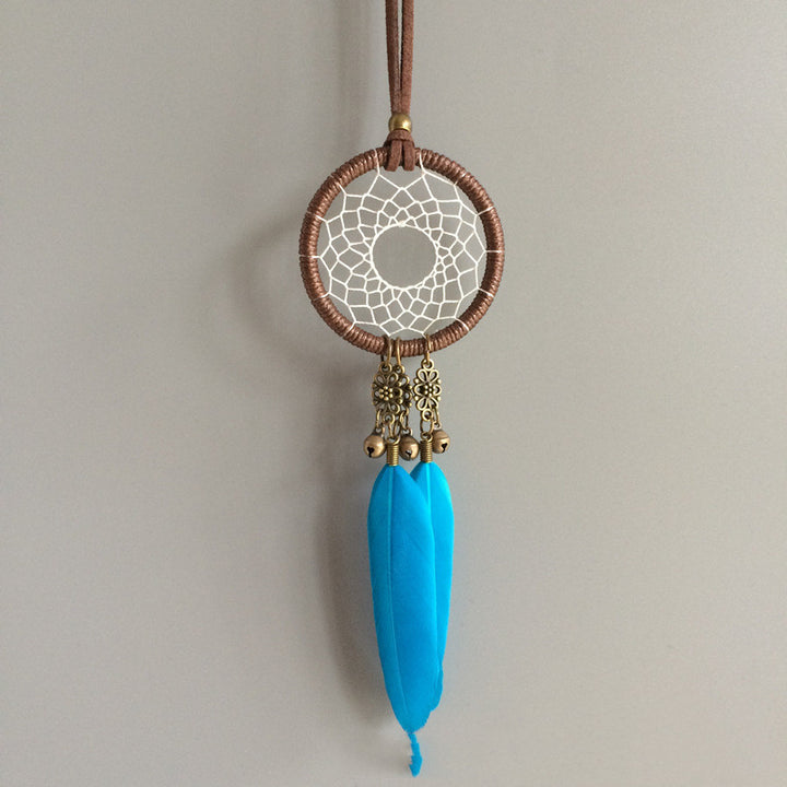 Creative feather car pendant safety car accessories - ZEYTONCART