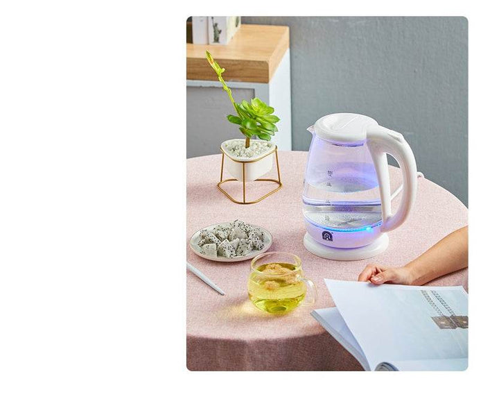 Automatic power off transparent glass electric kettle - ZEYTONCART