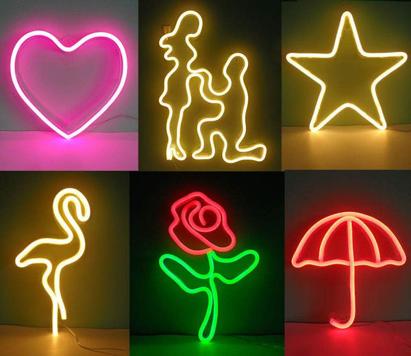 Led neon lights hanging wall decorative lights opening neon lights - ZEYTONCART