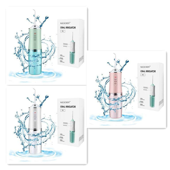 Oral Irrigator 3 Modes USB Rechargeable Water Flosser Portable - ZEYTONCART