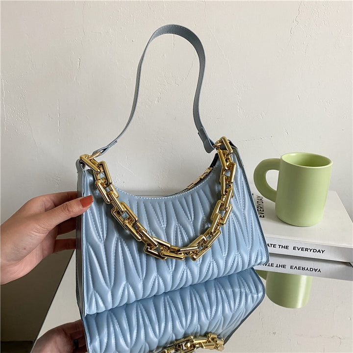 Fashion Acrylic Chain Underarm Bag - ZEYTONCART