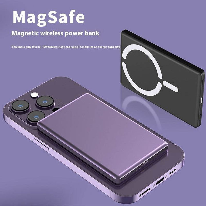 Ultra-thin Magnetic Power Bank Mini Portable Ultra-thin Power Bank - ZEYTONCART