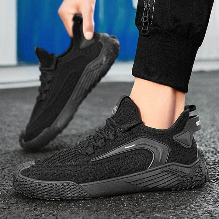 Breathable Flying Mesh Sports Shoes Casual Lightweight Lace-up Sneakers For Men - ZEYTONCART