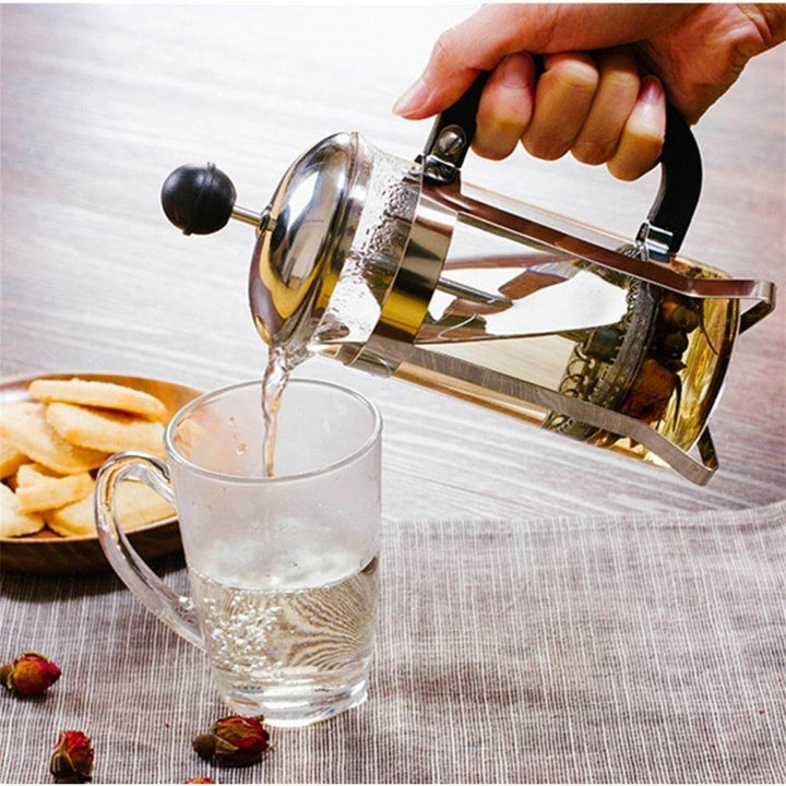 Press Pot Coffee Filter Pot Press Filter Coffee Pot Tea Maker - ZEYTONCART