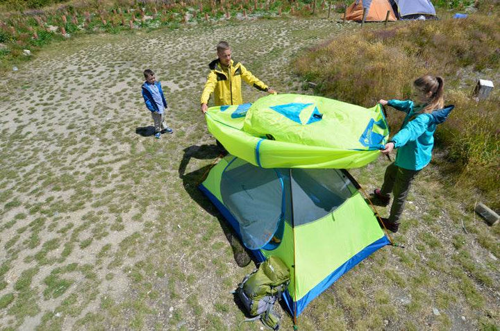 Tent Double Double Aluminum Pole Camping Outdoor Camping - ZEYTONCART